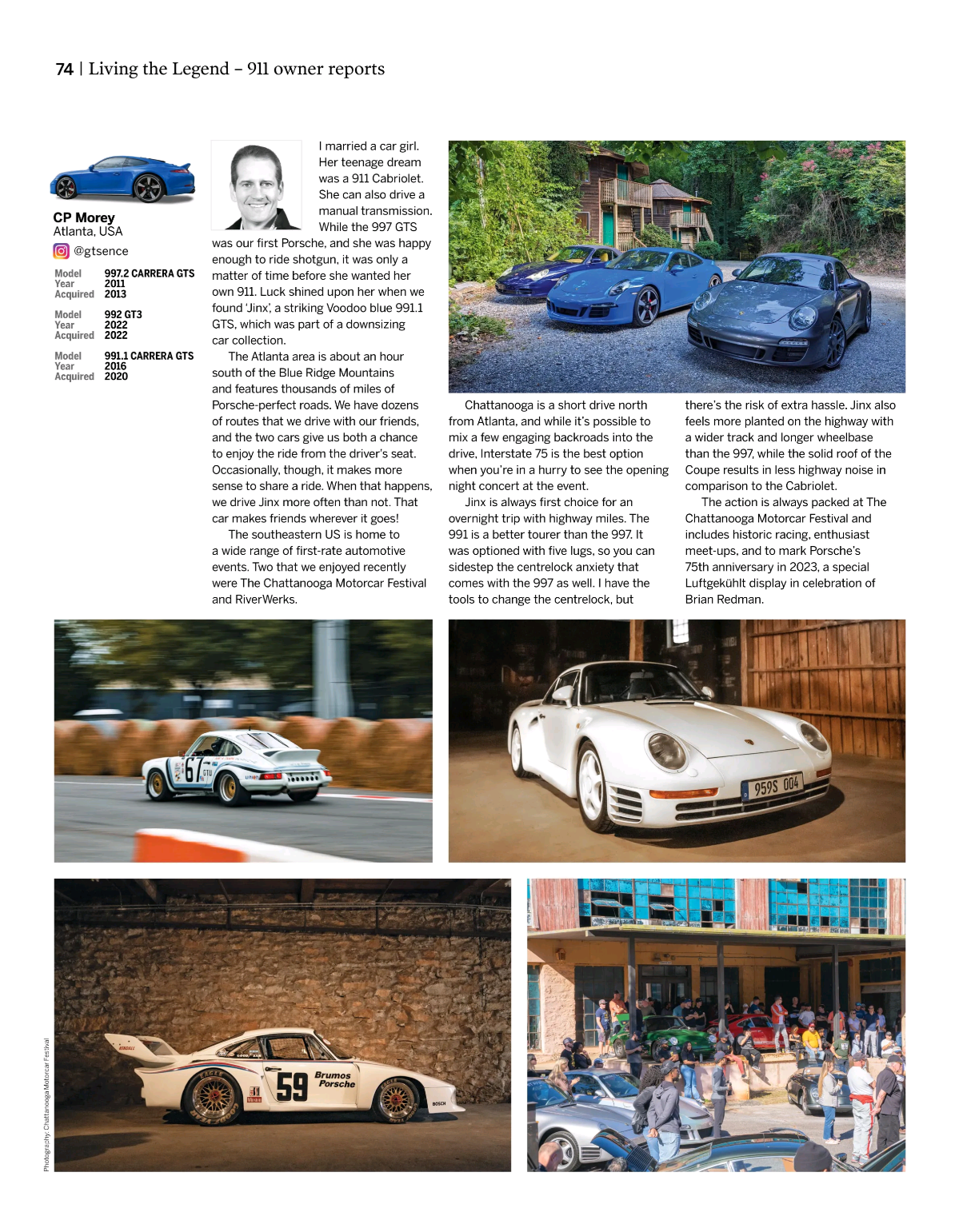 Total 911 Magazine Issue #239 Living the Legend Column.