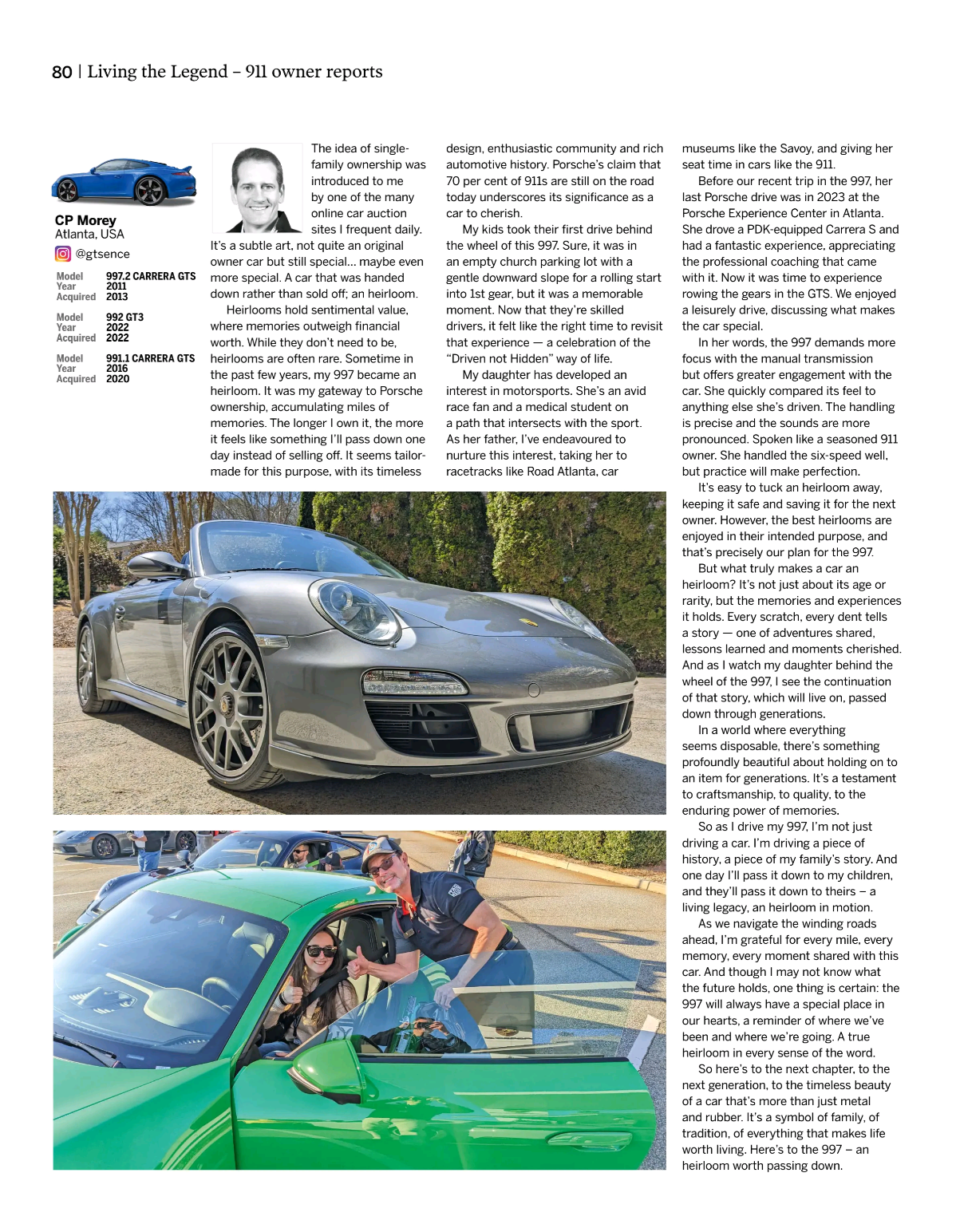 Total 911 Magazine Issue #243 Living the Legend column.