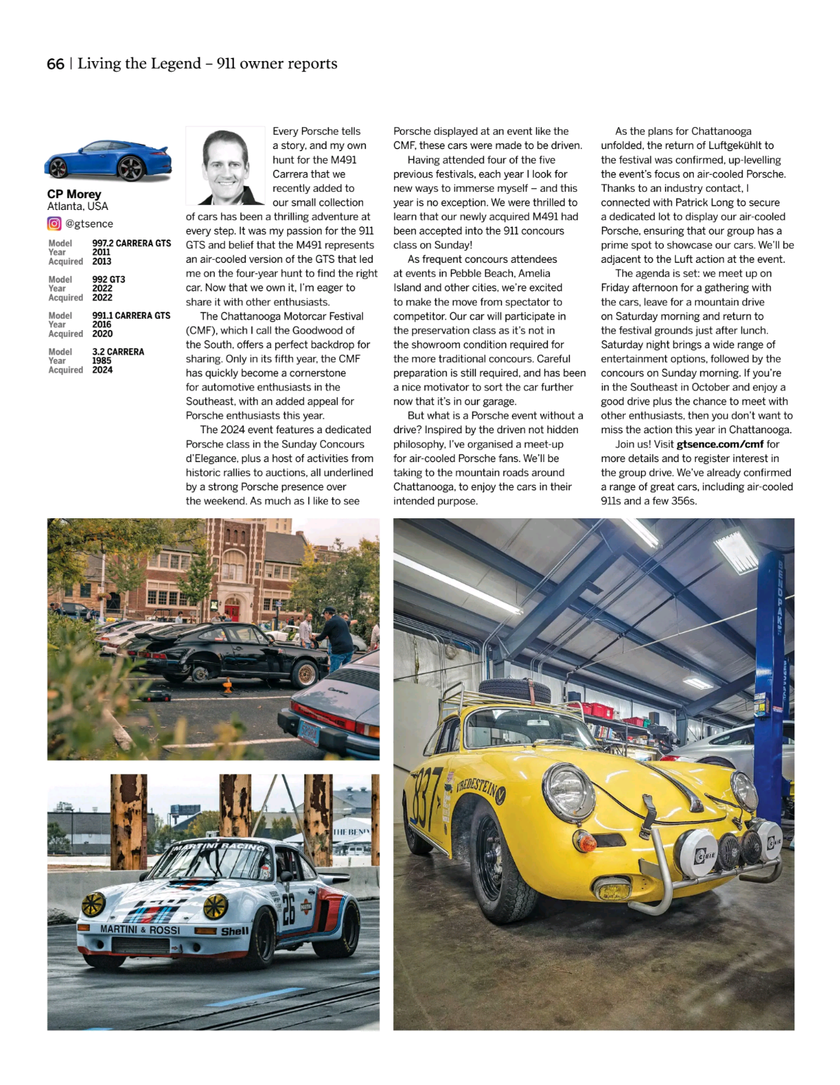 Total 911 Magazine Issue #248 Living the Legend column.